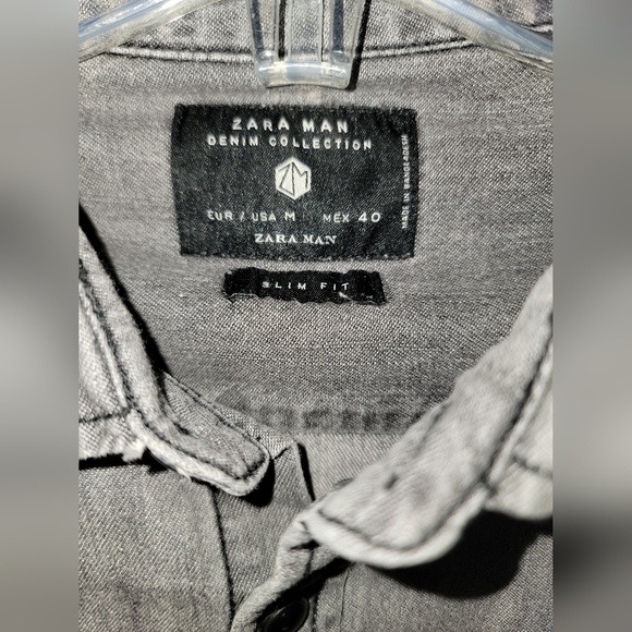 Mens zara grey shirt - Picture 3 of 3